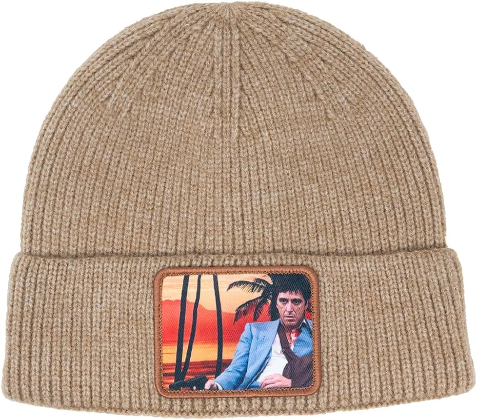 GOLD STAR HAT Behind The Scar Beanie Black