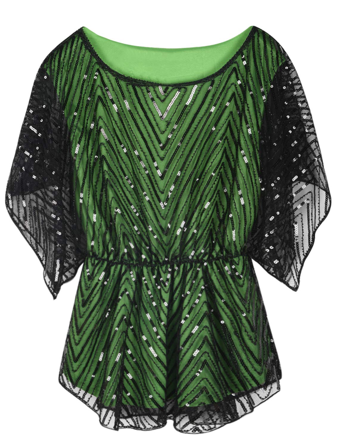 PrettyGuide Women's Sequin Blouse Tops 