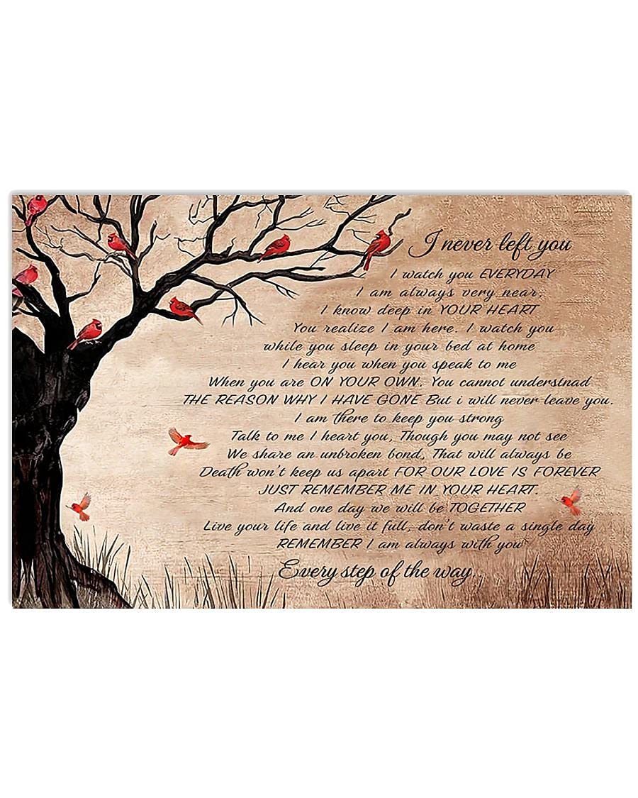 Tnnd Cardinal I Never Left You In Loving Memorial Metal Sign Bathroom Decor Vintage Mural 8X12 Inches