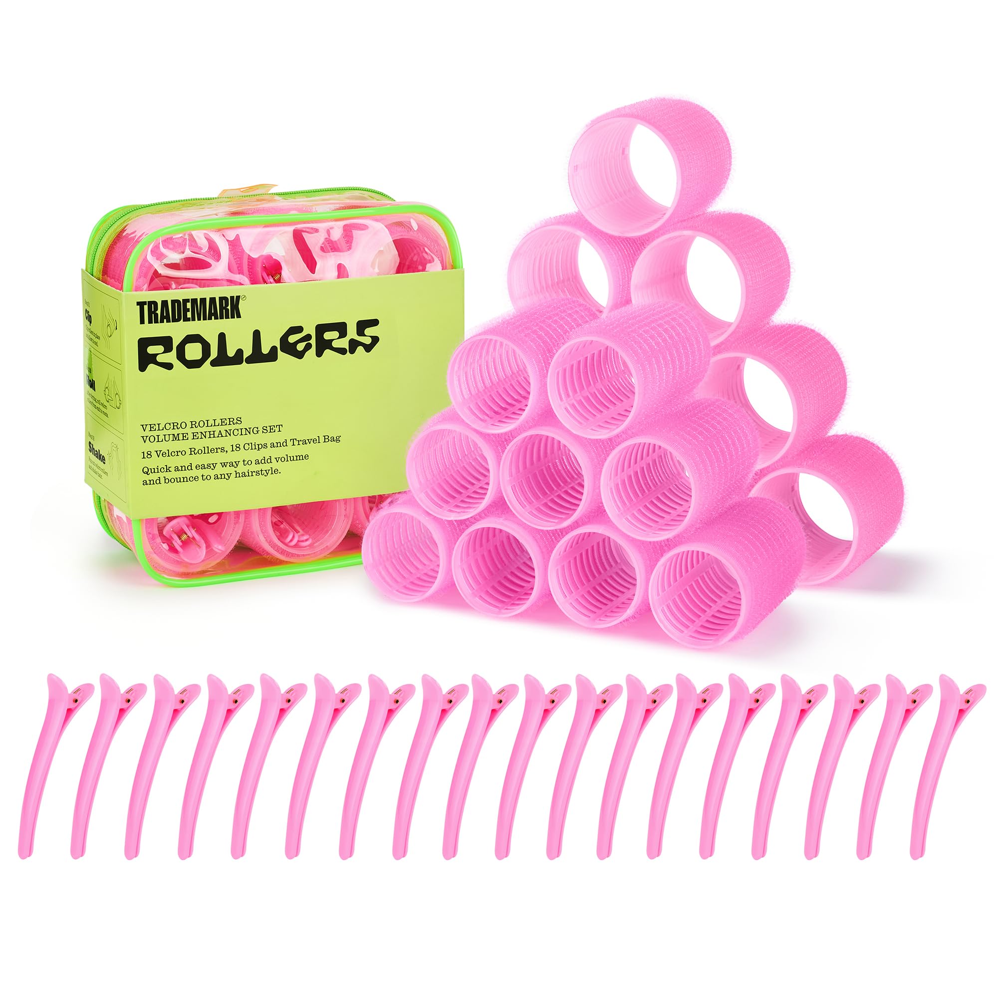 Amazon.com : Trademark Beauty Small and Medium Self-Grip Hair