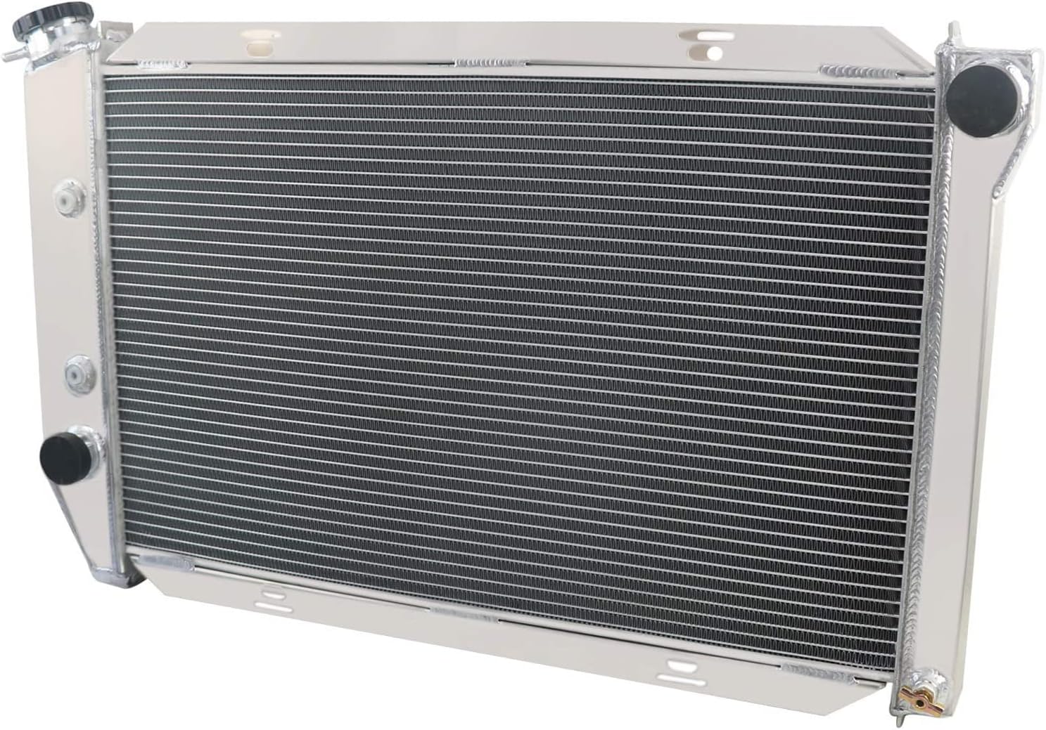 4 Row Aluminum Radiator Shroud fan Relay For Ford 1971 1972 1973 Mustang 70-71 Torino Fairlane 26" Core 1969 1970 71 72 73 Radiators