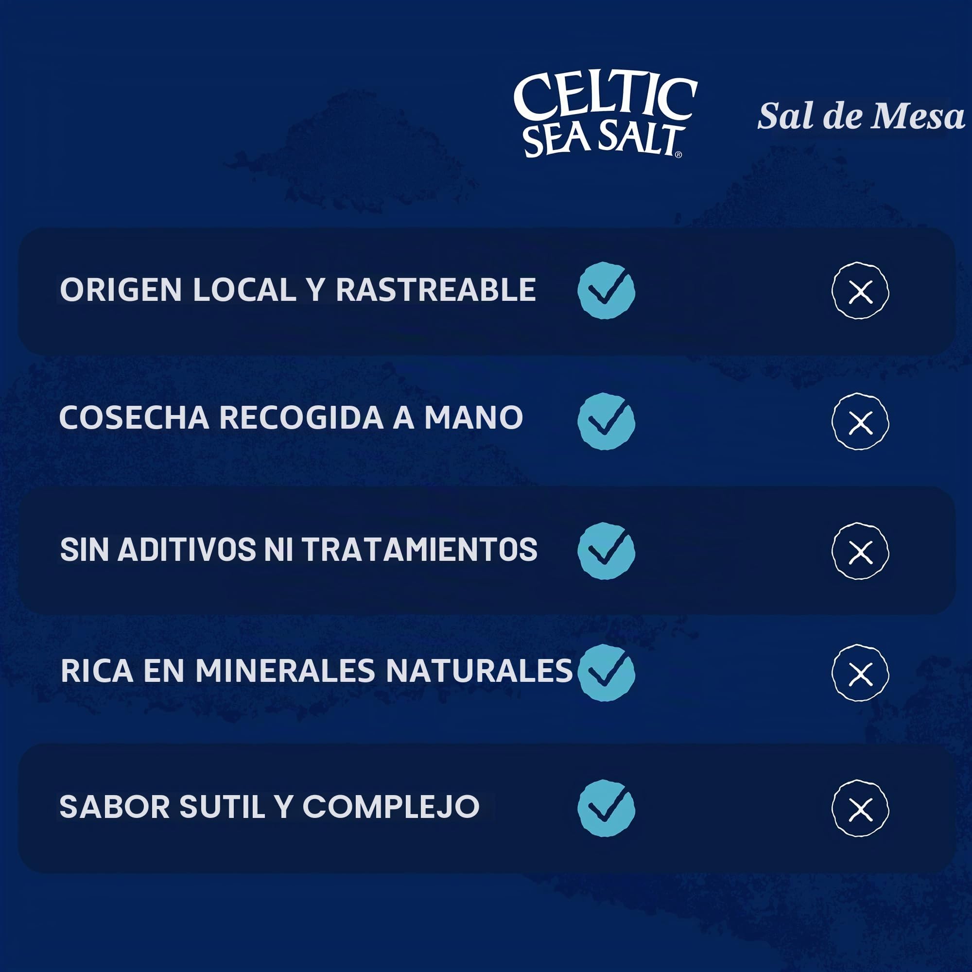 Light Grey Celtic coarse sea salt, 1 lb. bag - Pack of 2