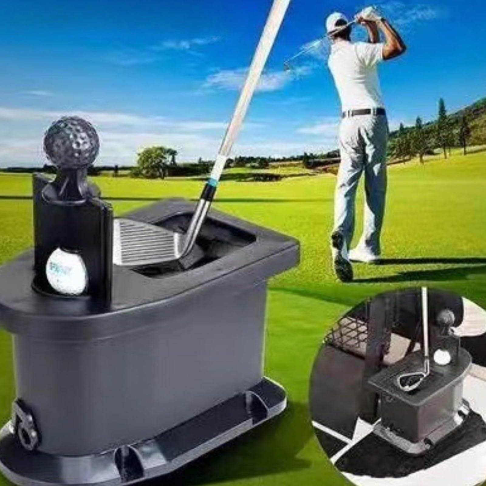 Ntoyeur Balles Golf Compact | Lave-Balles pour Golf, Pratique