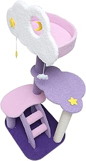 Didiseaon 1pc cat Climbing Frame Cat Climbing Toy Cat Climber furret Plush Soft Toys Cat Scratching Toy froakie Plush chimmy Plush pet Toy Climbing cat Large Composite Cashmere Loop Purple