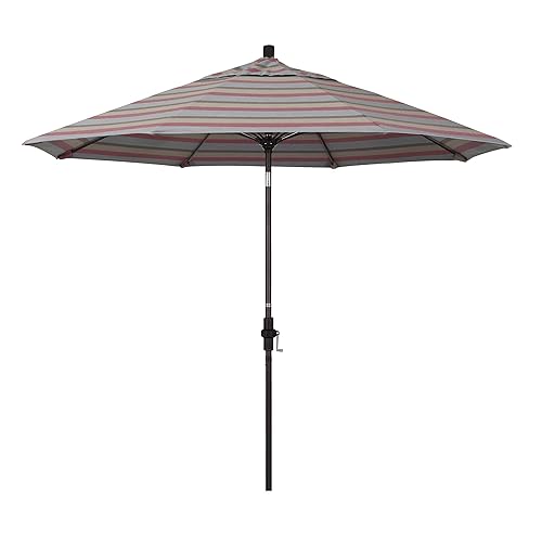 9' Round Crank Lift, Collar Tilt, Aluminum Pole, Fiberglass Rib