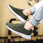 Mens Running Shoes Walking Sneakers Slip on Athletic Tennis Gym Breathable Workout Lightweight Shoe