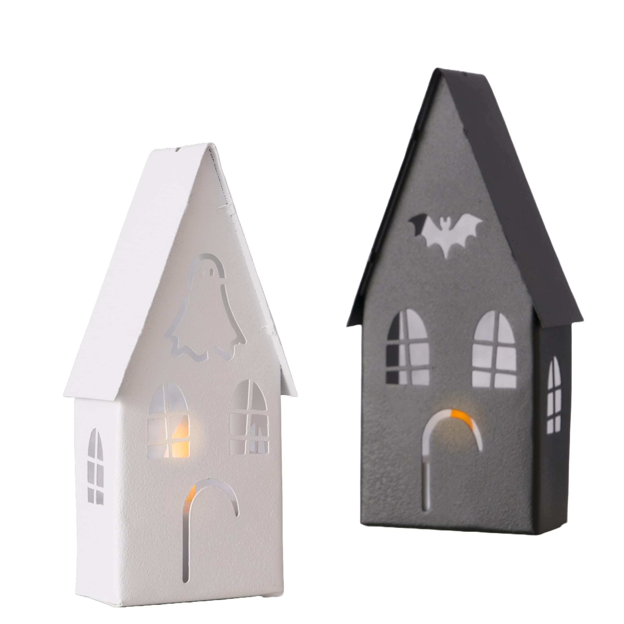 Lanterne chauve-souris en métal pour votre décoration de table Halloween et soirées cosy