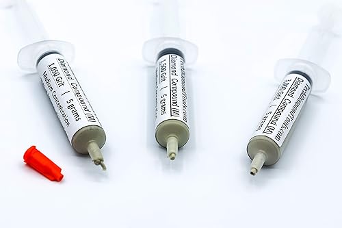 Vista 178 de TechDiamondTools Kit de 3 pasta de pulido compuesto de pulido de diamante fabricado en Estados Unidos 14000 100000 200000 grano para mármol vidrio