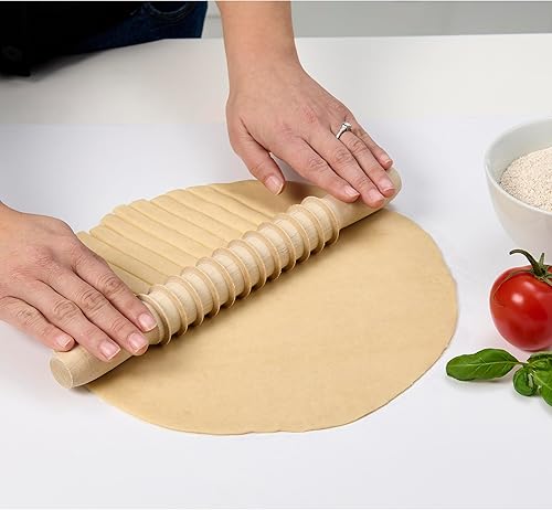 Miniatura 4 de Pasador de pasta de Fante madera de haya fabricado en Italia 120in el mercado italiano original desde 1906