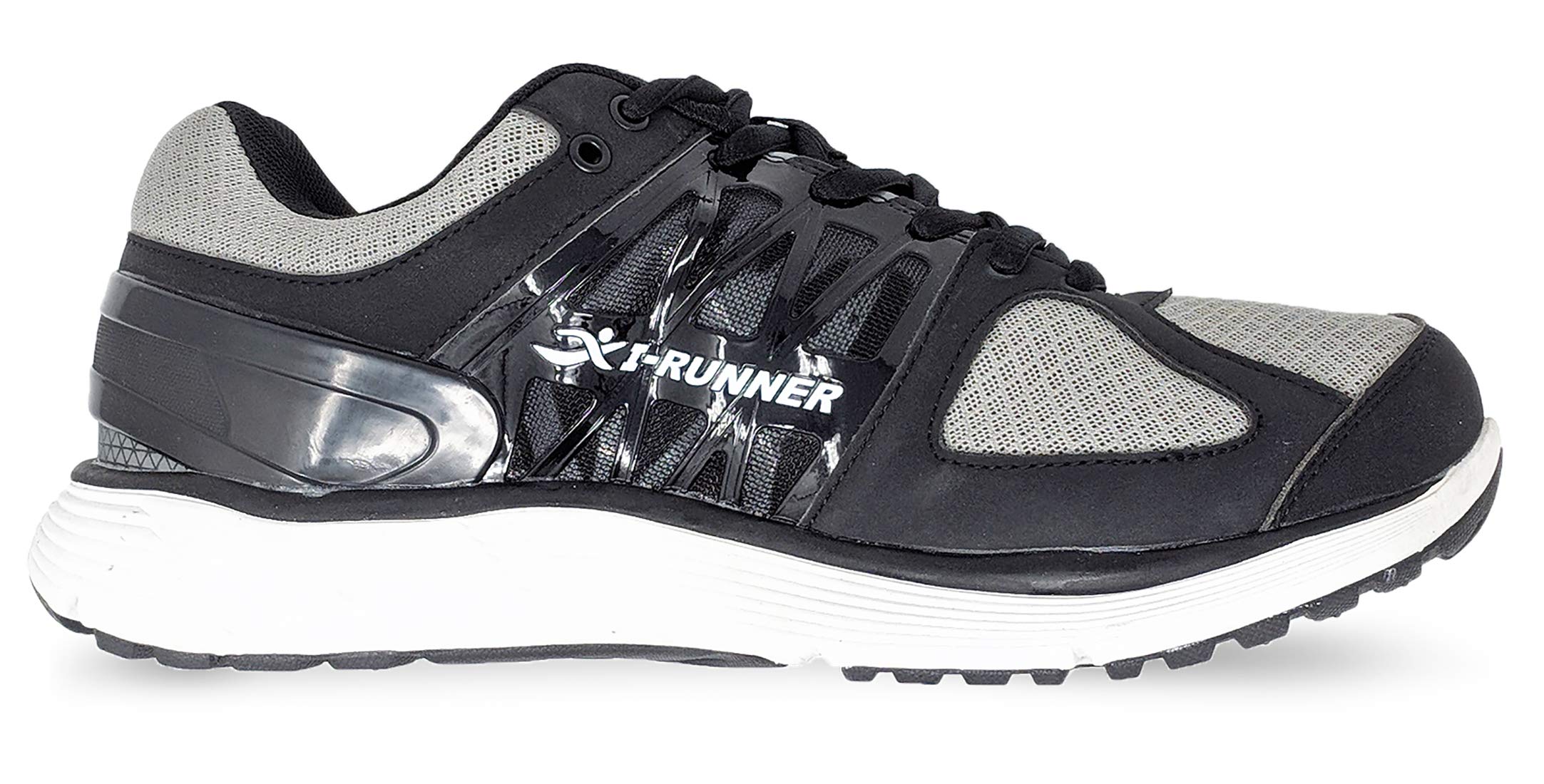 I-RUNNER Men Chaplin Leather/Mesh Walking Shoes