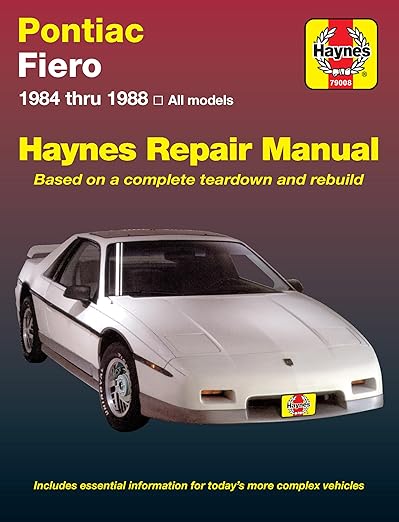 Pontiac Fiero (84-88) Haynes Repair Manual - Haynes