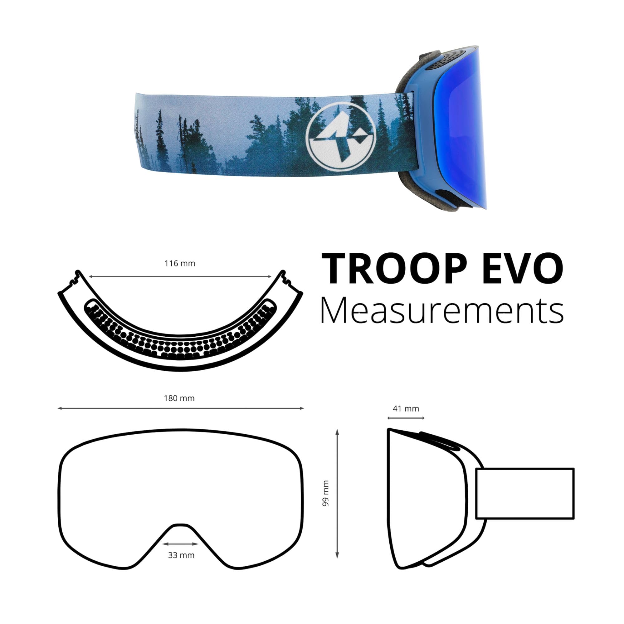 NAKED Optics Skibrille Männer