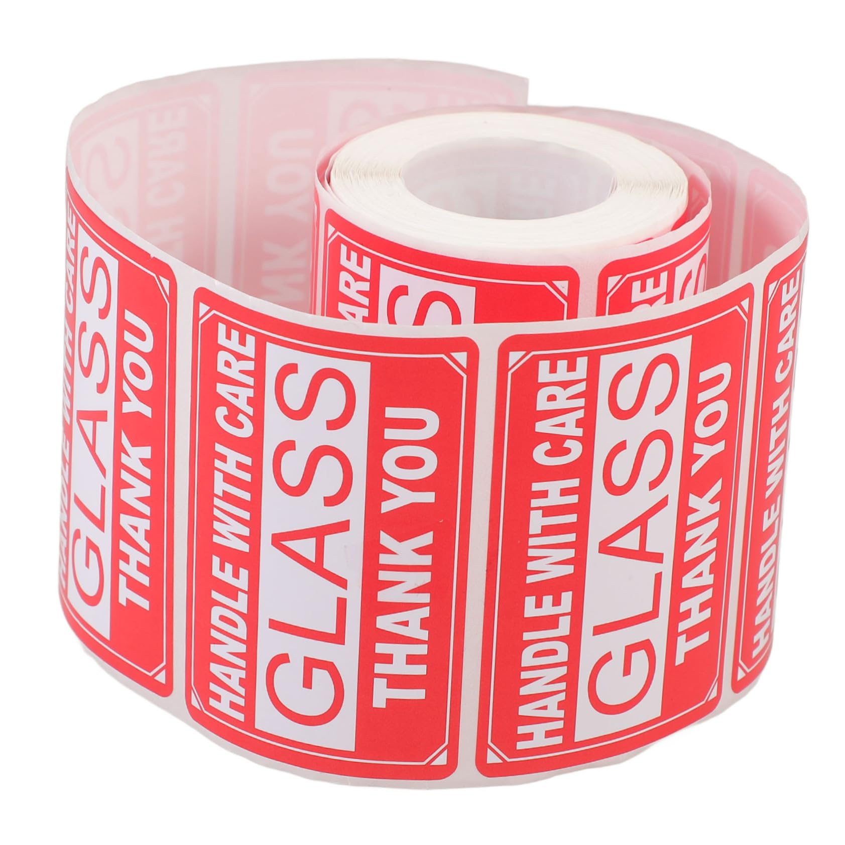 SEWACC 1Roll Self Adhesive Fragile Stickers for Shipping Labels Per Caution Packaging Stickers for Moving Shipping and Mailing Adhesive for Various Surfaces