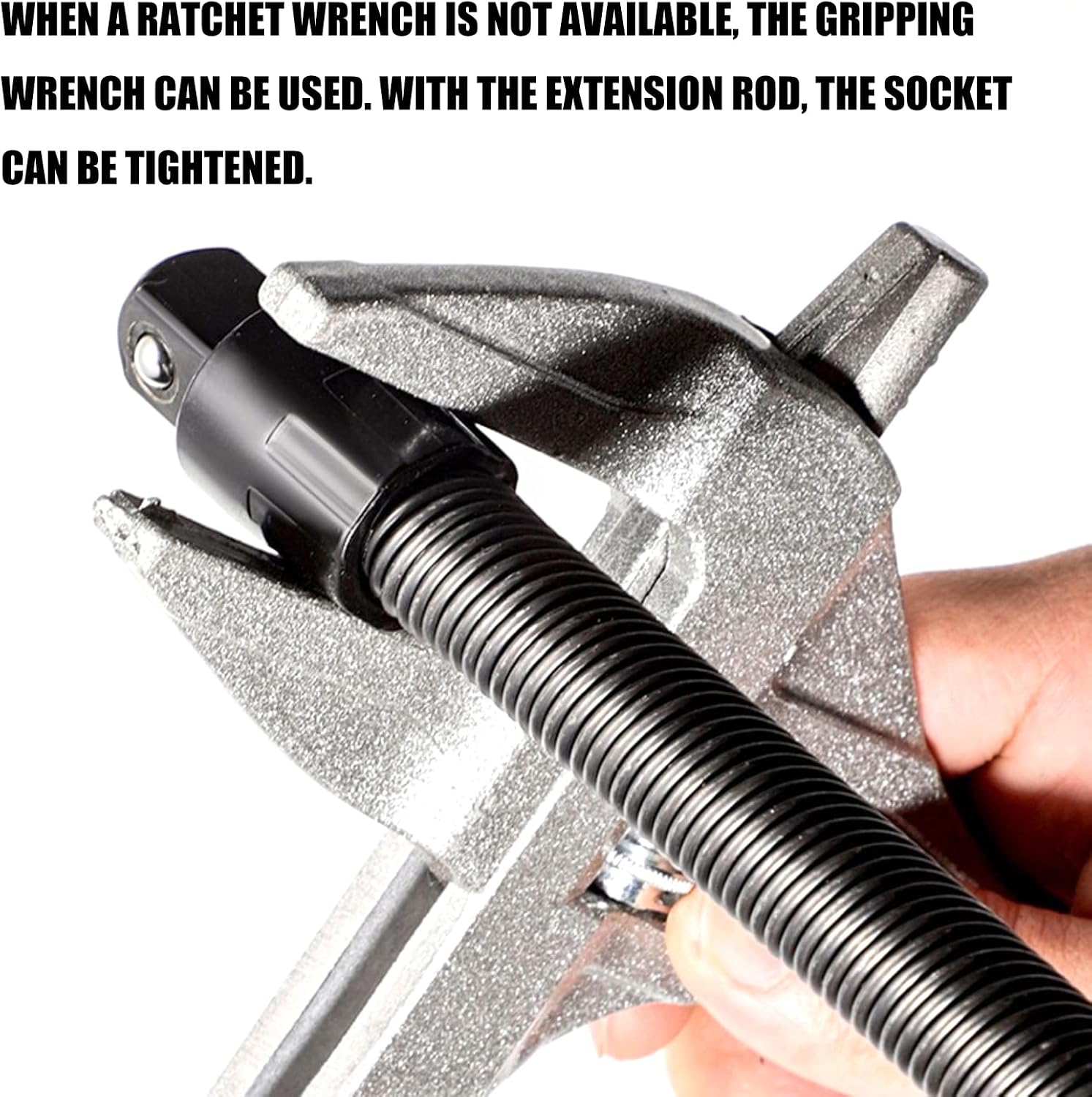 1 / 2inch Flexible Socket Ratchets Wrench Extension Rod Elastic Joint Head Post Connecting Link for Automotive Repair Motor