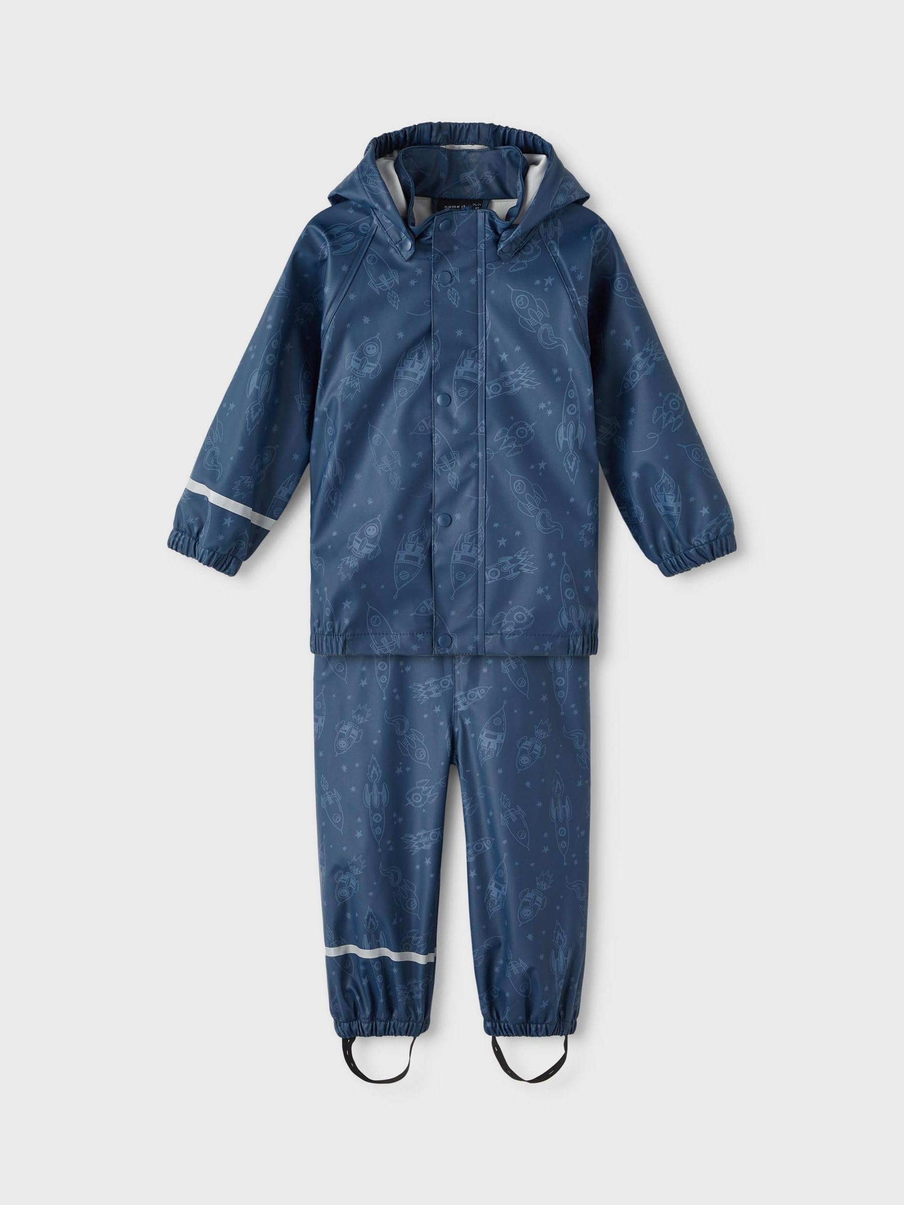 NAME IT Nmmdry Rain Set Space FO Noos Rainwear Uomo