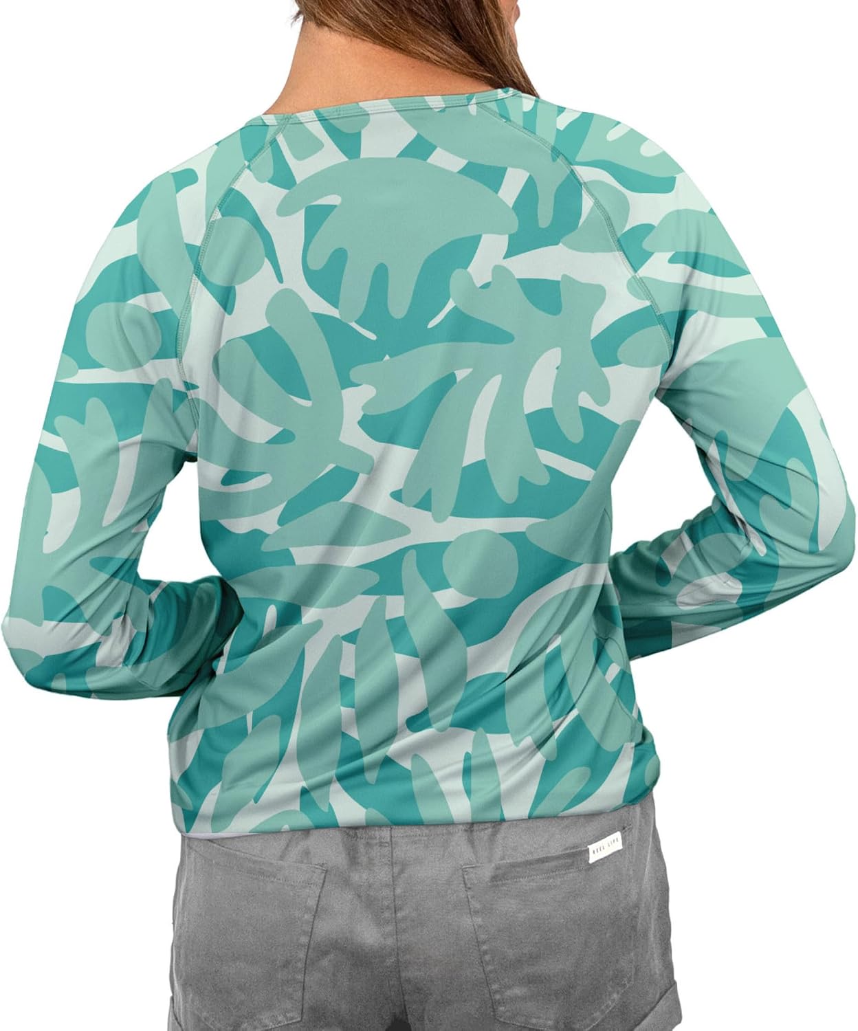 Reel Life Women's Jax Long Sleeve Sun Shirt with UPF 50+ UV Protection and Thumbholes | Breathable Performance Shirt