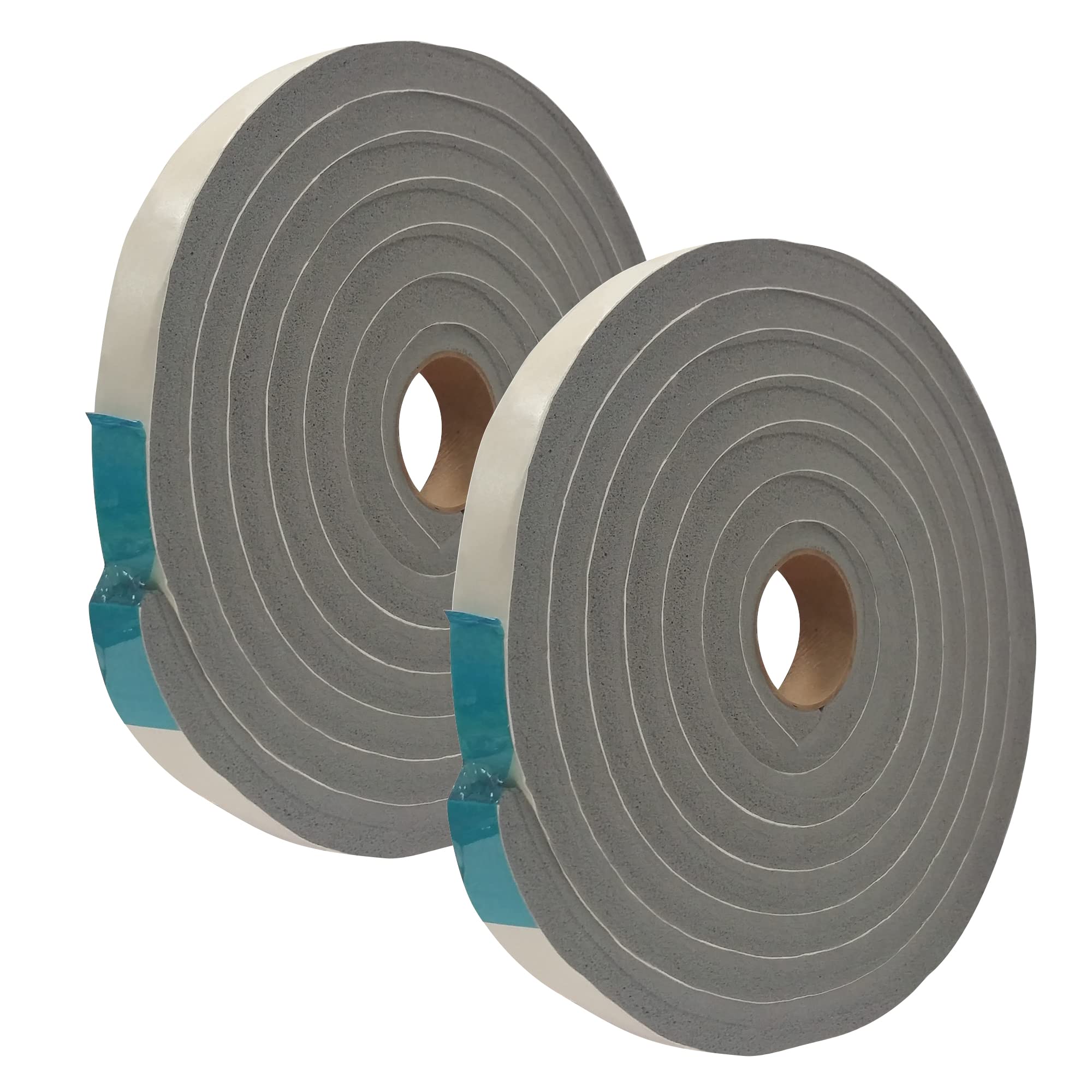 V734H Vinyl Foam Tape - Closed Cell - Moderate Compression, 3/4-inch X 1/2-inch X 10-feet, Gray - 2 Pack
