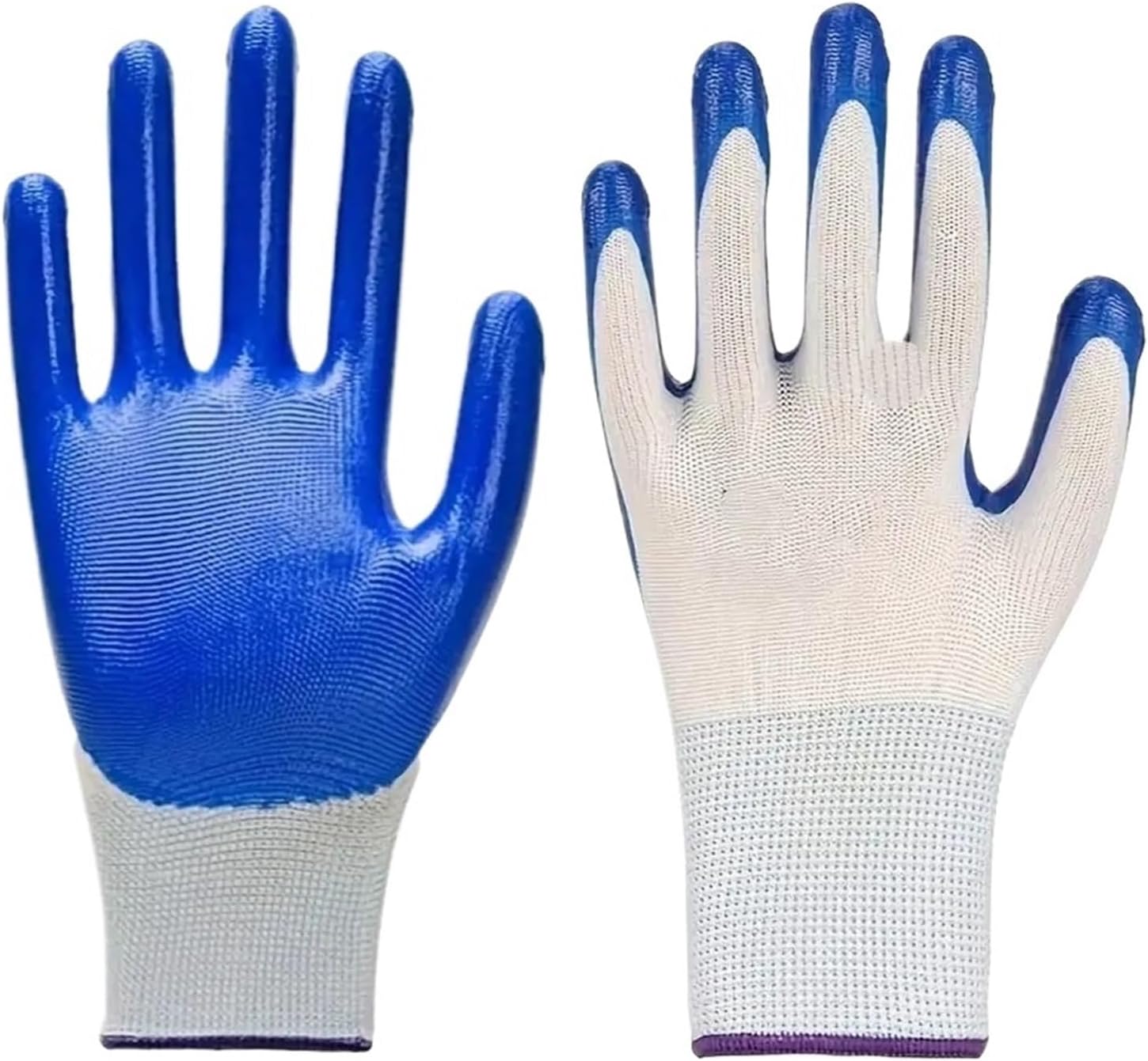 PU Coated Safety Work Gloves Non-Slip Seamless Knit For Gardening Construction Repair Yard Outdoor