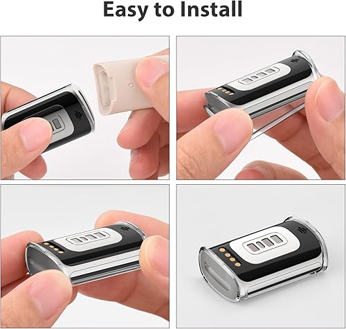 Vista 6 de Paquete de 3 protectores de pantalla para Fitbit Charge 6/5 (no para Charge 4/3), funda protectora de TPU completa, accesorios resistentes