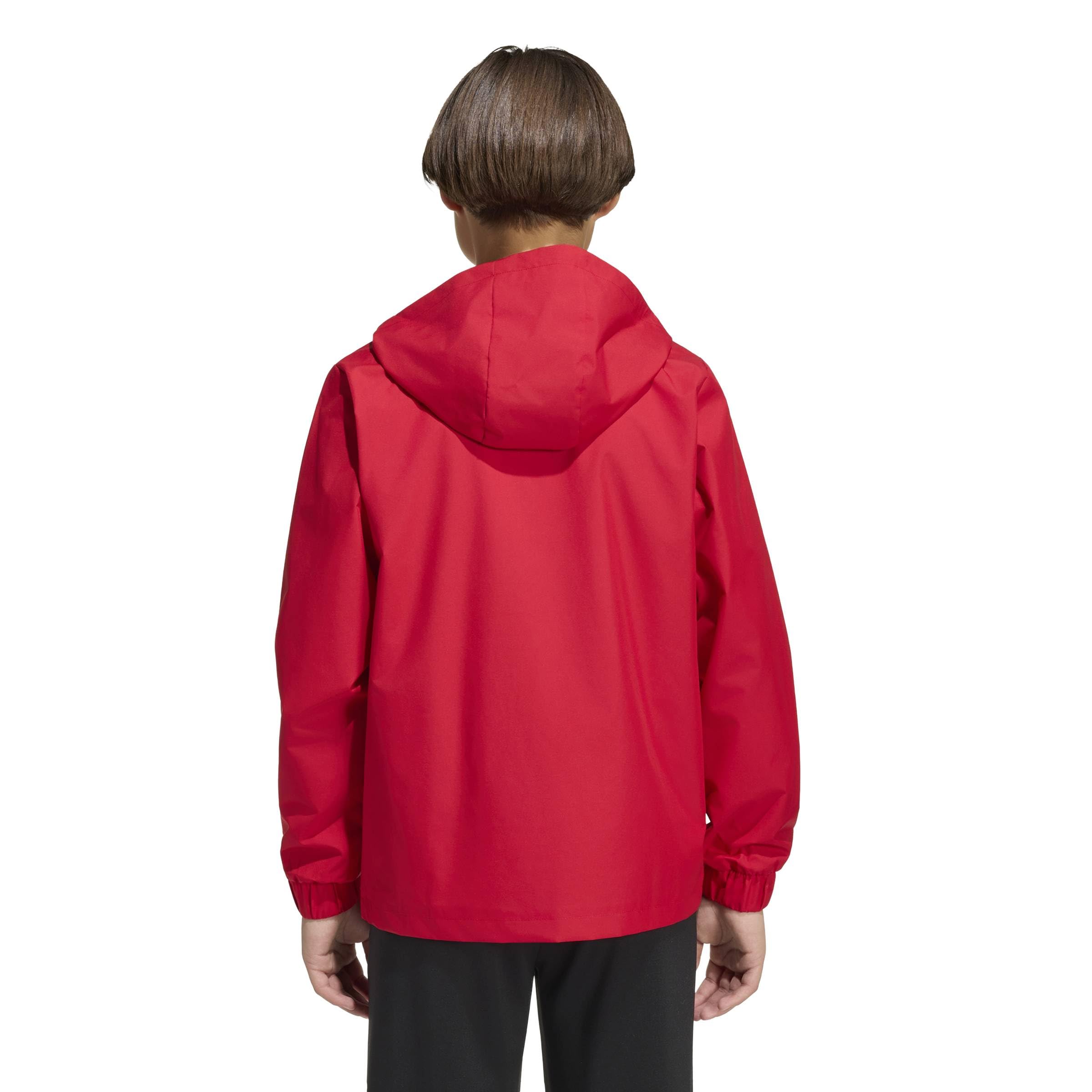 adidas Uniseks - dzieci Entrada26 All Weather Kids Coat, team power red 2/white, 15-16 Years