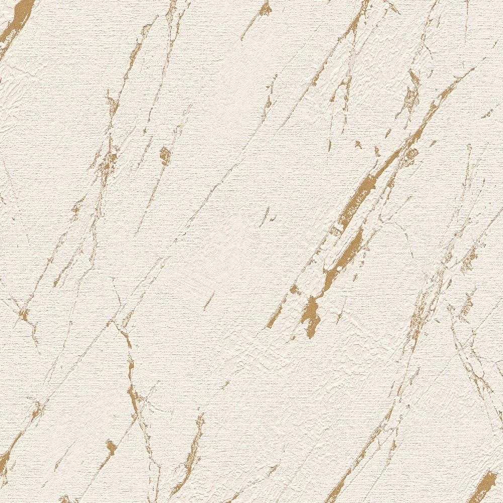 Papier peint intissé Giacomo M1 beige doré pour chambre parentale cosie