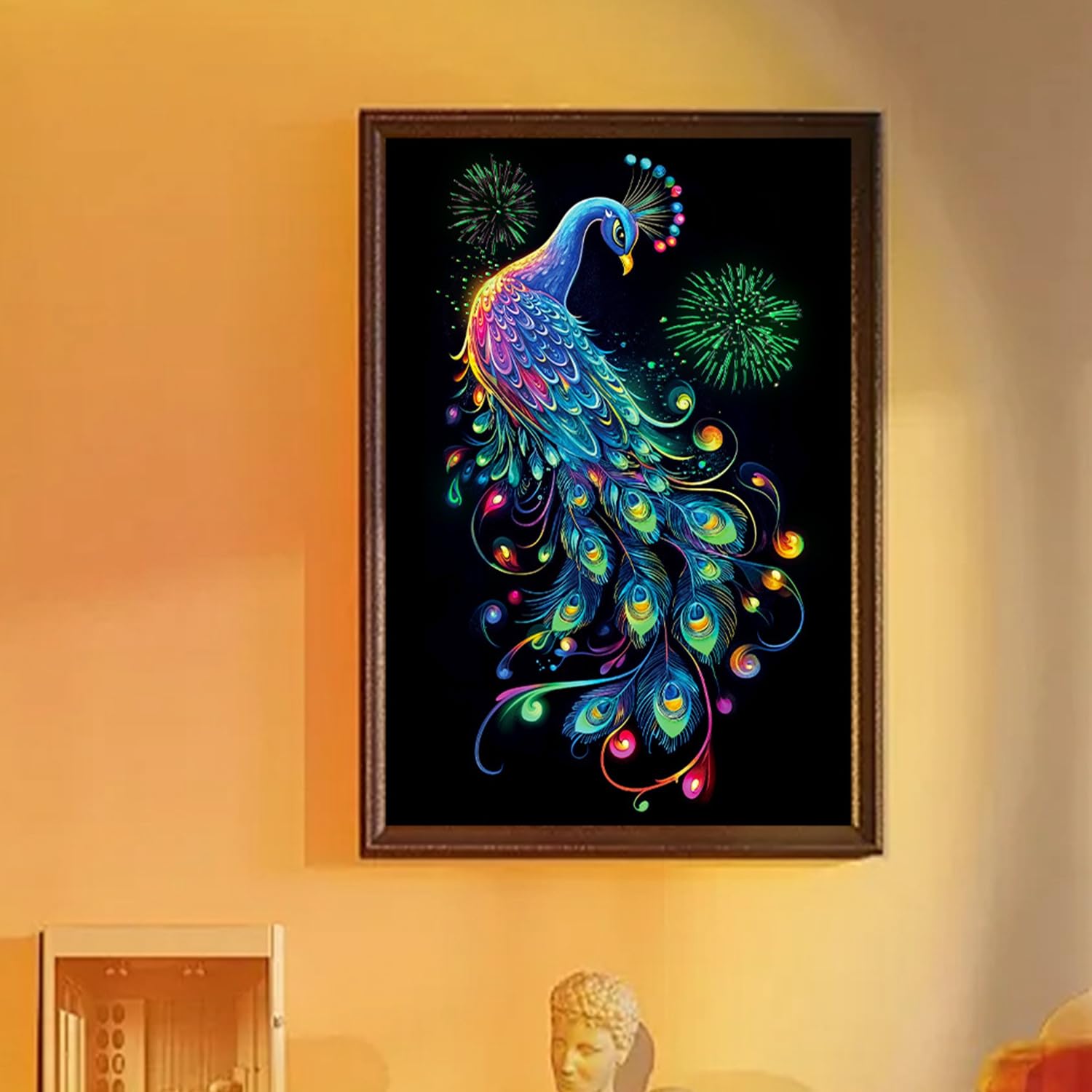 Georgie Porgy Zestaw obrazków do zdrapywania dla dzieci i dorosłych, Magic Rainbow A4, papier do zdrapywania na Boże Narodzenie, urodziny, z zestawem narzędzi do zdrapywania (świecący w nocy motyl +