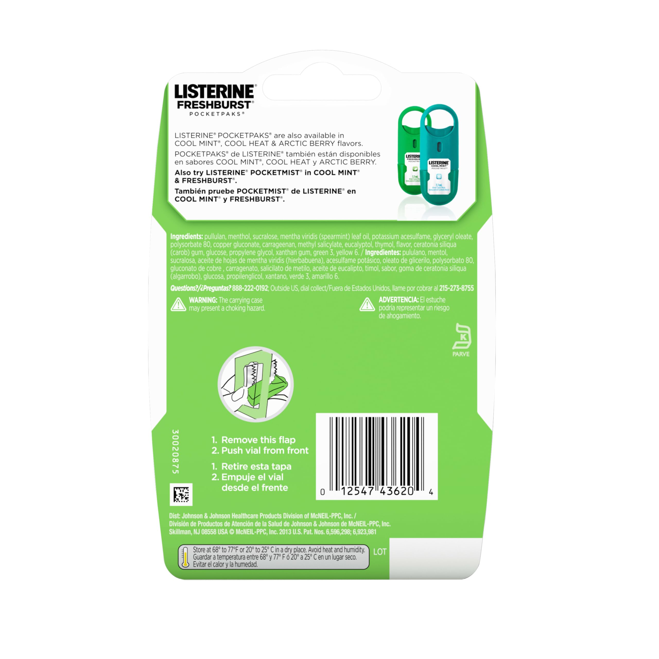Listerine PocketPaks Breath Strips - Freshburst -8