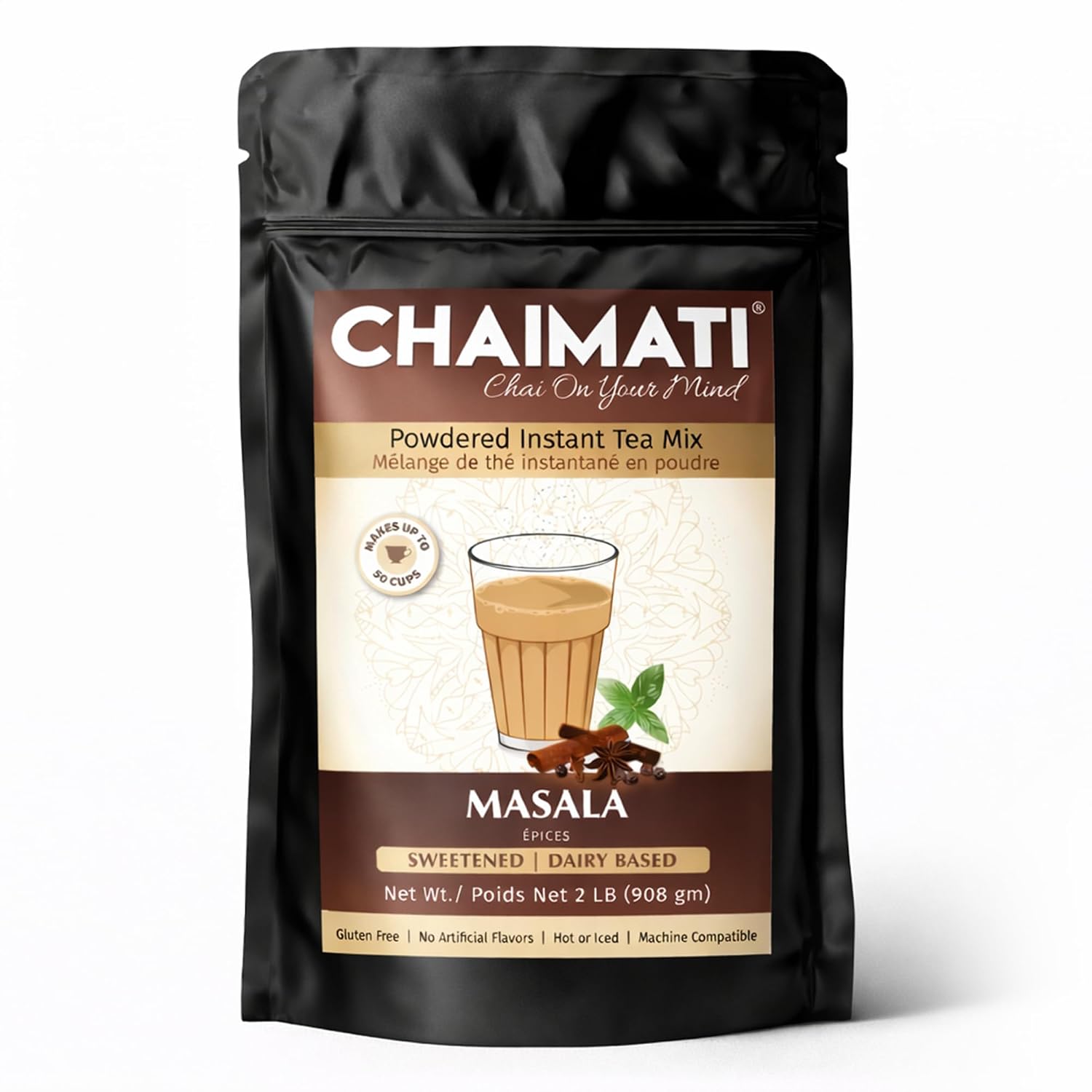 Té Masala Chai Instantáneo en Polvo 2 lb miniatura 1
