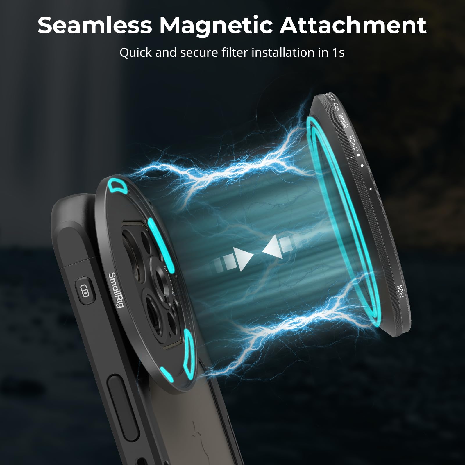 Lens Ccv VÃªtements Et Chaussures Nd Filter Filtre Magnétique VND SmallRig  ND64-ND400 67mm Pour