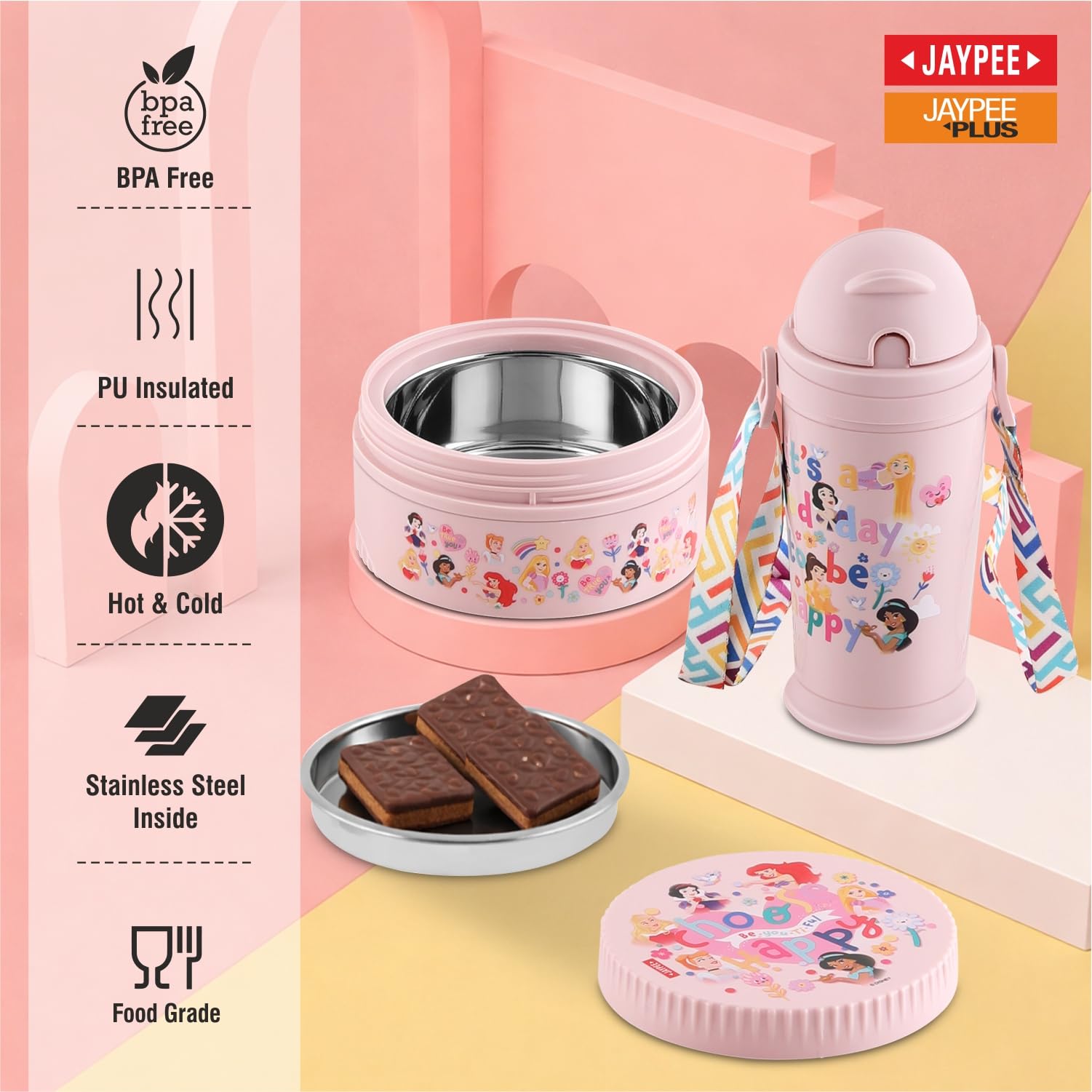 JAYPEE First Step Lunch Box & Disney Water Bottle -3