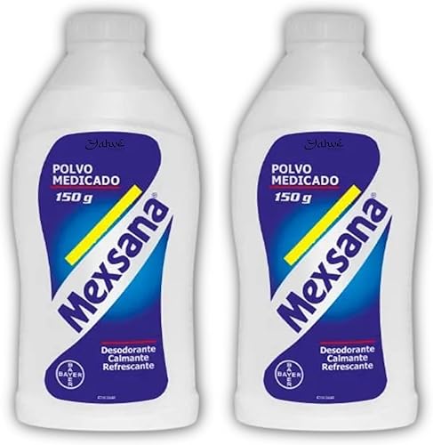 YAHVE - Polvo Mexsana para pies por 5.29 oz, 5.29 oz Ayuda a Refrescar y Absorber Sudor -Mexsana - Alivio tradicional para pies, absorción del sudor