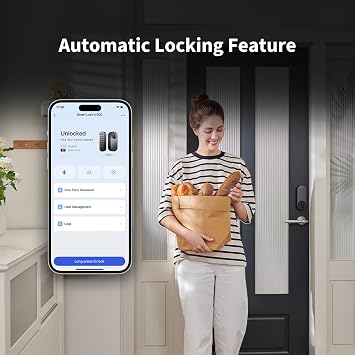 Aqara Smart Retrofit Lock U200 with Apple Home Key & Fingerprint, Silver