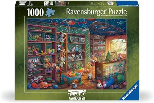 Miniatura 2 de Ravensburger Abandoned Series Tattered Toy Store - Rompecabezas de 1000 piezas para adultos - 12000636 - Herramientas hechas a mano, fabricado en