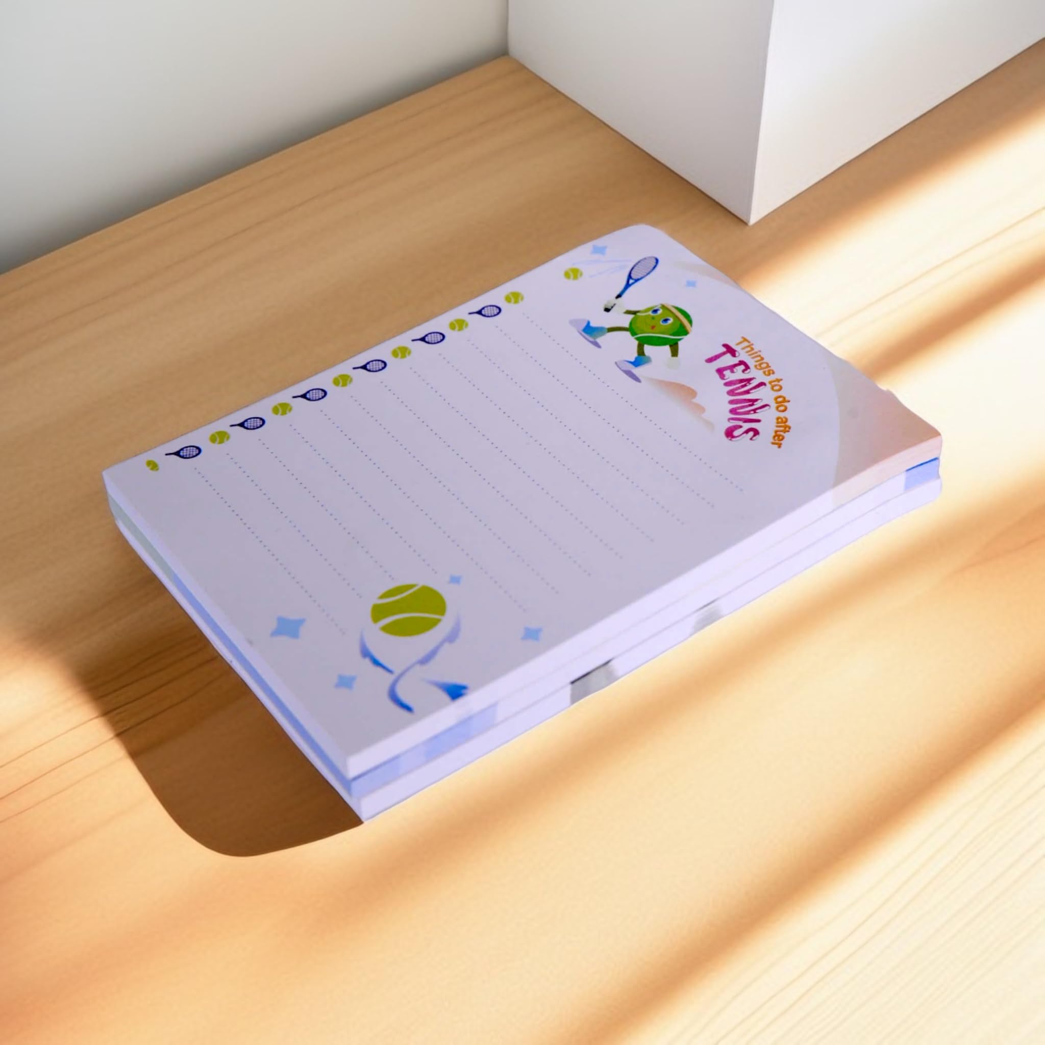 3pcs -150 pages Funny Tennis-Memo Notepads - Funny Tennis Gifts - Cute Note Pads, Mother-day Gifts Stick Anywhere – Capture Every Idea, Mothers Day