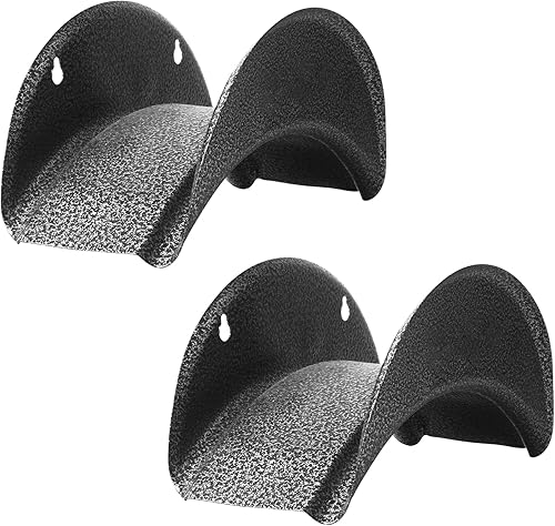 Miniatura 9 de GARTOL Soporte de manguera de jardín resistente, colgador de manguera de montaje en pared para exteriores, acero de alto carbono, organizador de
