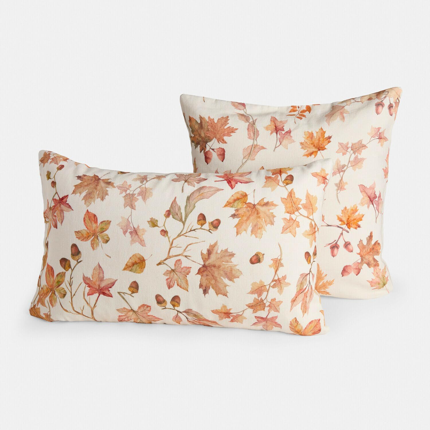 Housses de coussins motif de la nature Loberon Junniper douceur coton