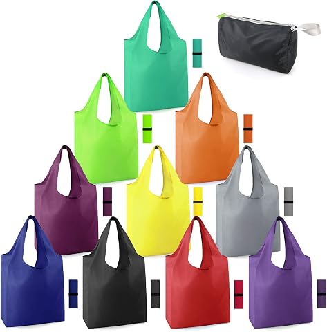 Cover image for Colorful Life with Fun Reusable Shopping Bags