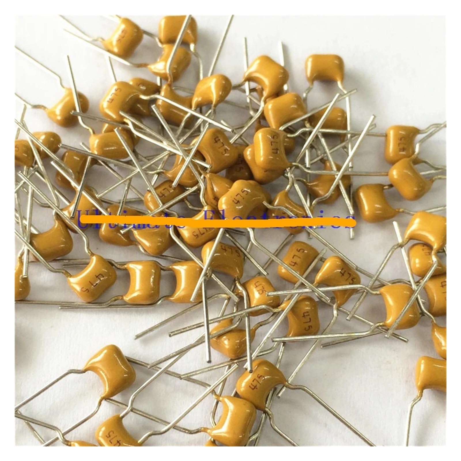 AARTERZZA 100pcs/lot Multilayer Ceramic Capacitor 4.7uF 475 50V 4700nF 475M P=5.08mm