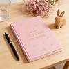 Self Care Journal & Planner for Women, A5 Daily Gratitude & Mindfulness Notebook, Health & Wellness Diary with Prompts (Pink)