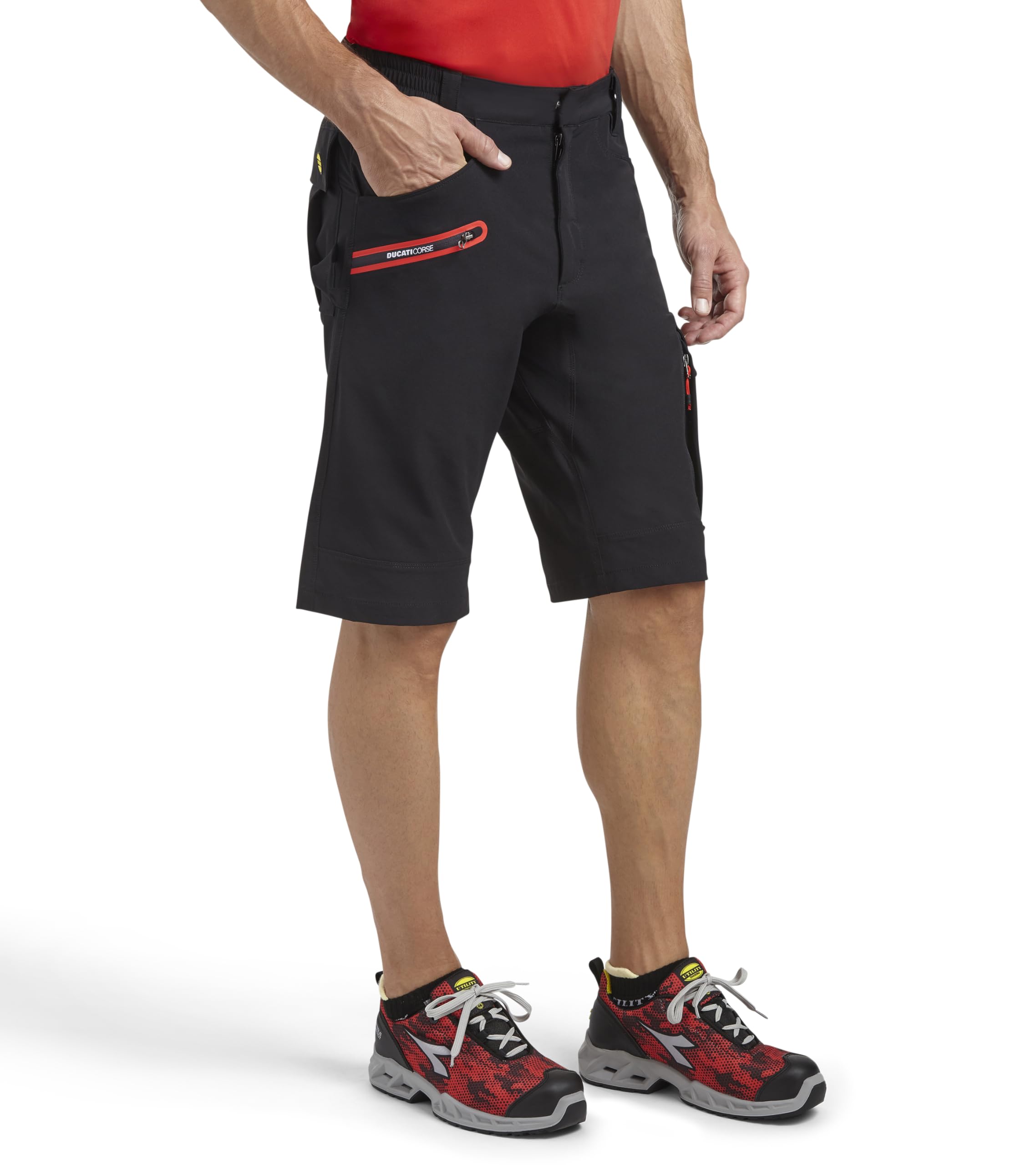 UTILITY DIADORA Bermuda Ducati Pantalon d'utilité Professionnelle Mixte