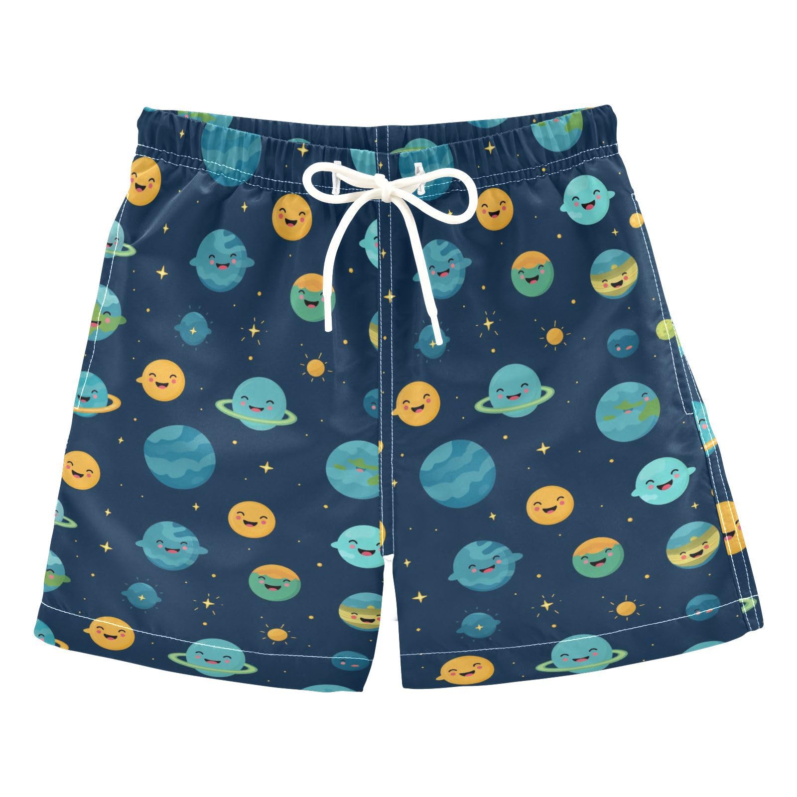 senya Happy Planet Boys Swim Trunks Toddler Shorts Swimwear Boardshorts Multicoloured