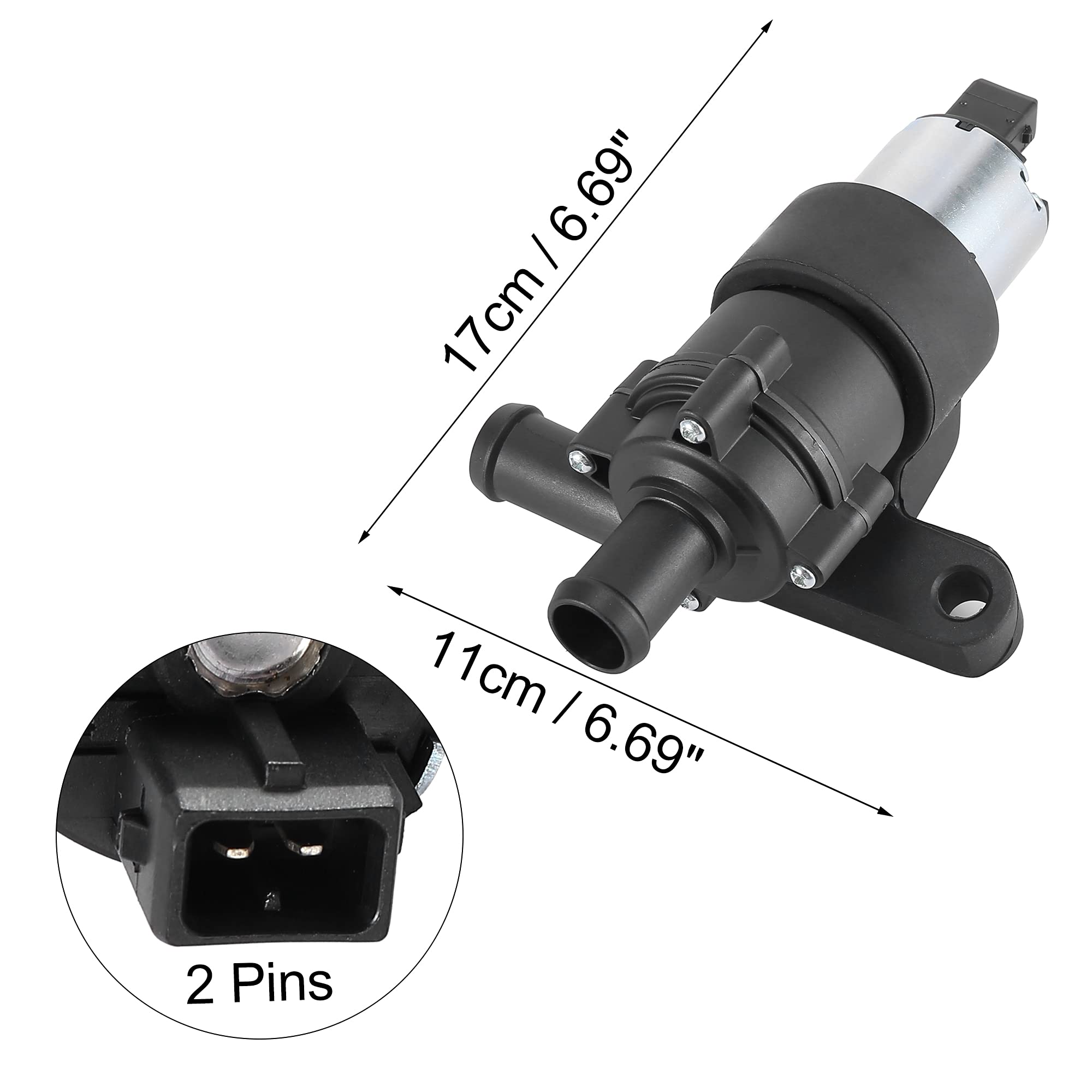 US Motor Works Engine Water Pump – Direct Replacement For Jaguar S-Type, XJ8, XJR, XK8, XKR, XF, Vanden Plas - View #4
