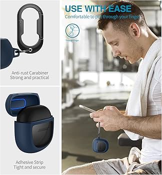 Bose QuietComfort Earbuds ケース ネイビー SURITCH Protective Cases for Bose QuietComfort Earbuds II 2022