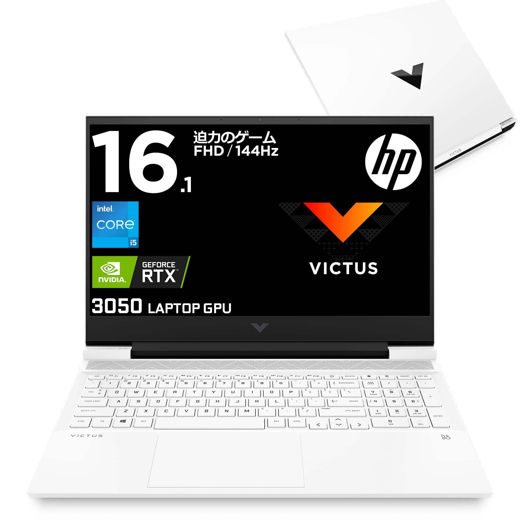 Victus ゲーミングノートPC ホワイト（Amazon.co.jp: HP ゲーミング 