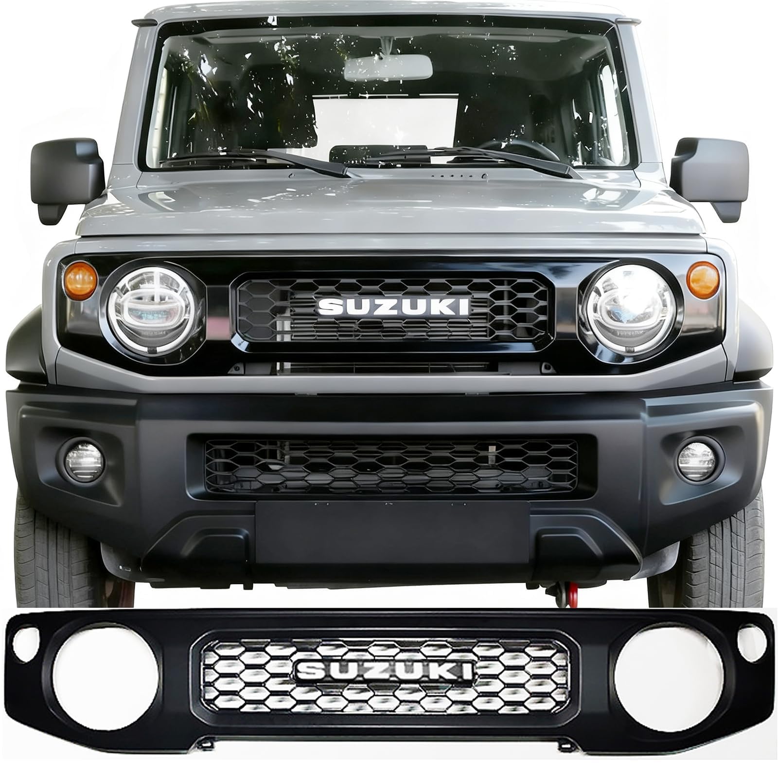 Amazon.co.jp: ジムニーフロントグリルJimny JB64 JB74 JC74 シエラ