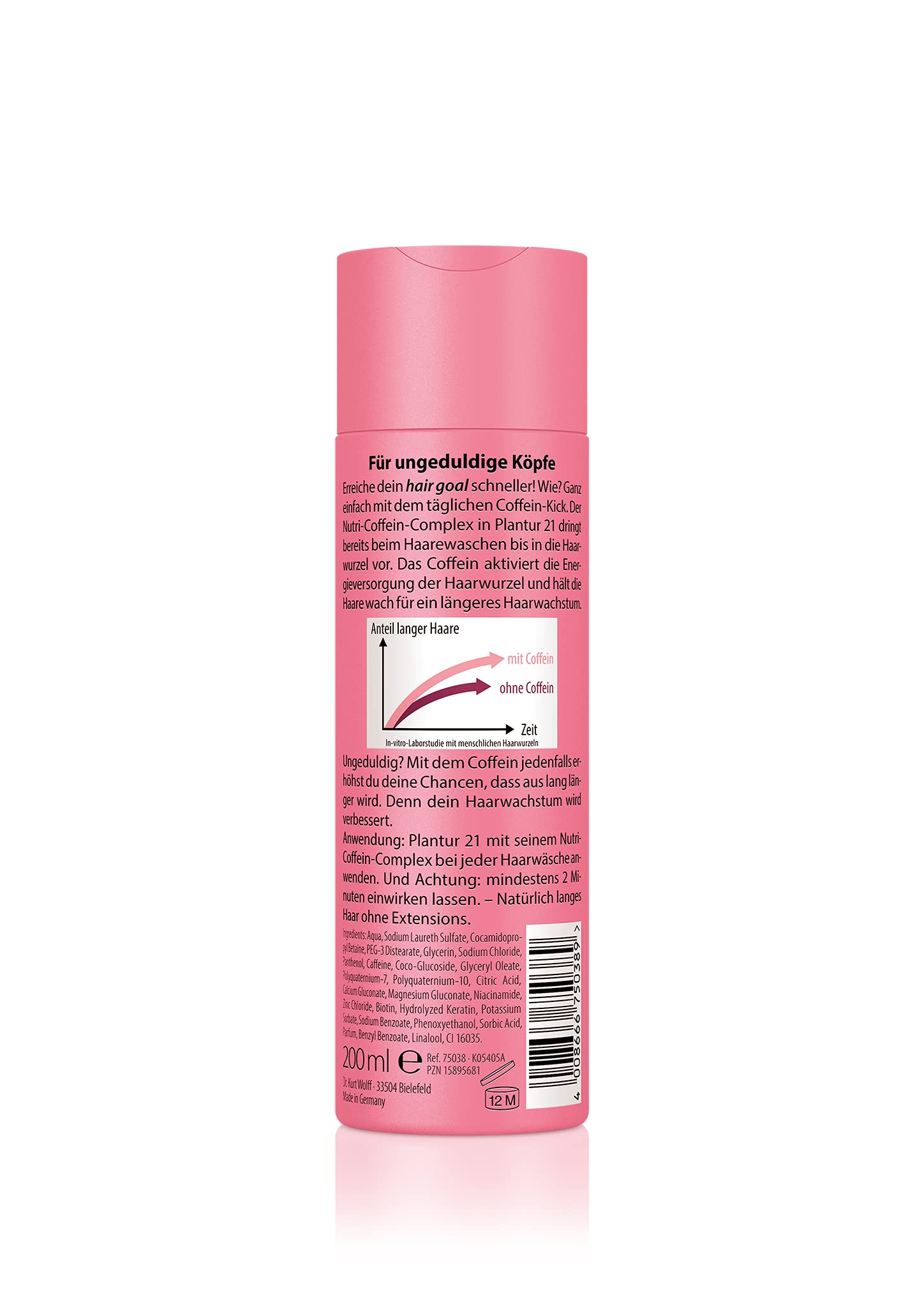 Plantur 21 Kit cheveux longs : shampoing Nutri-caféine 200 ml + Booster 125 ml + après-shampoing Nutri-175 ml – améliore la croissance des cheveux et apporte de la caféine et des micronutriments aux