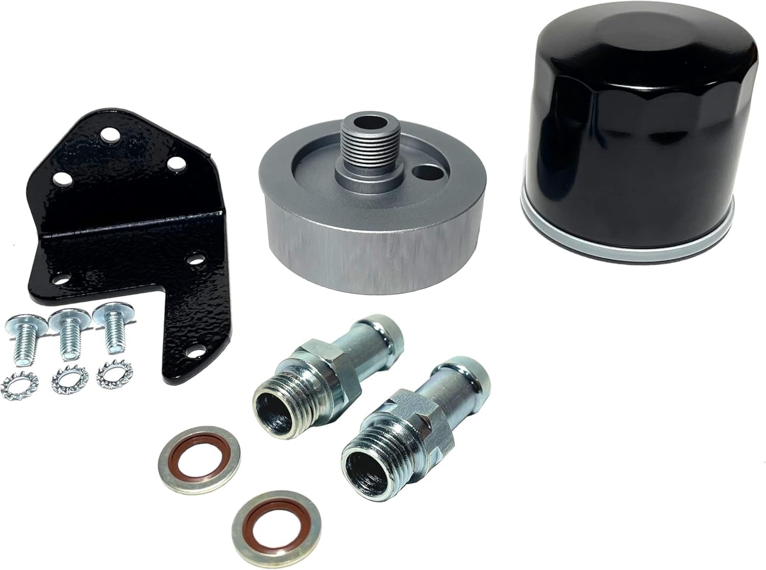 Universal Bracket - Spacer F02 12 mm 1/2 for CVT variator filter with ATF filter M20x1.5 Remote CVT Oil Filter Mount, It can be installed on a car, SUV, truck or special equipment