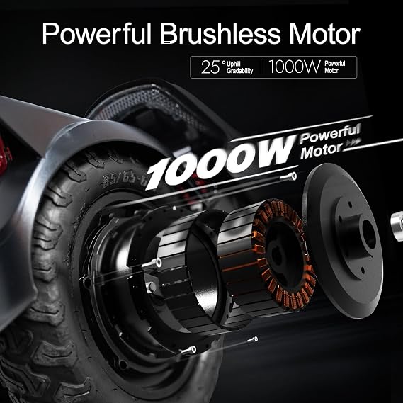 CUNFON RZ800-REG Off Road & Commute Electric Scooter for Adults