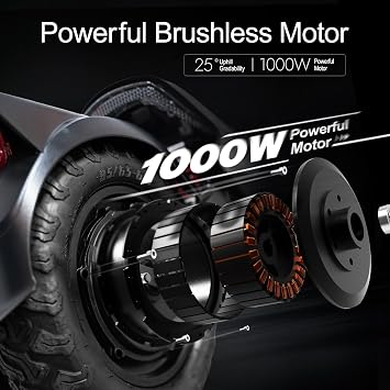 CUNFON RZ800-REG Off Road & Commute Electric Scooter for Adults