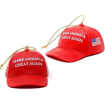 donald trump hat ornament